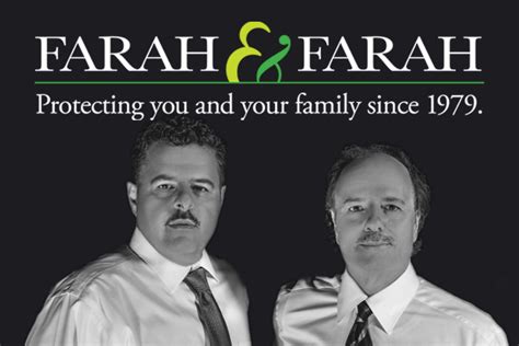 Farah and farah - Farah and Farah’s investigators are some of the best in the business. By examining all of the evidence, we’ll explore the opportunities for you to be protected and possibly even seek financial recovery. Our at-fault car accident lawyers are entirely on your side. We do our work for you. We know this accident may not have been entirely your ...